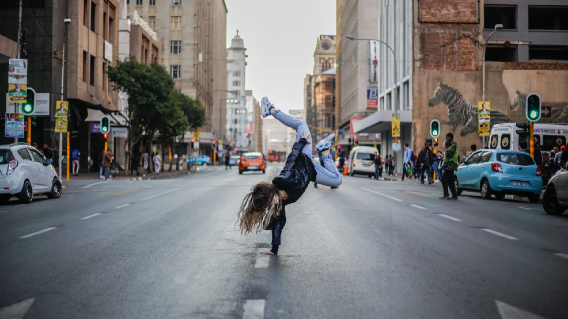 A photo of Johannesburg in the city 