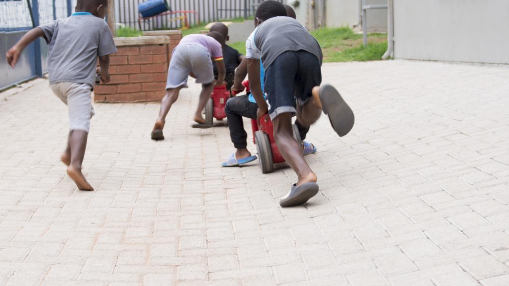 Jeppe residents playing