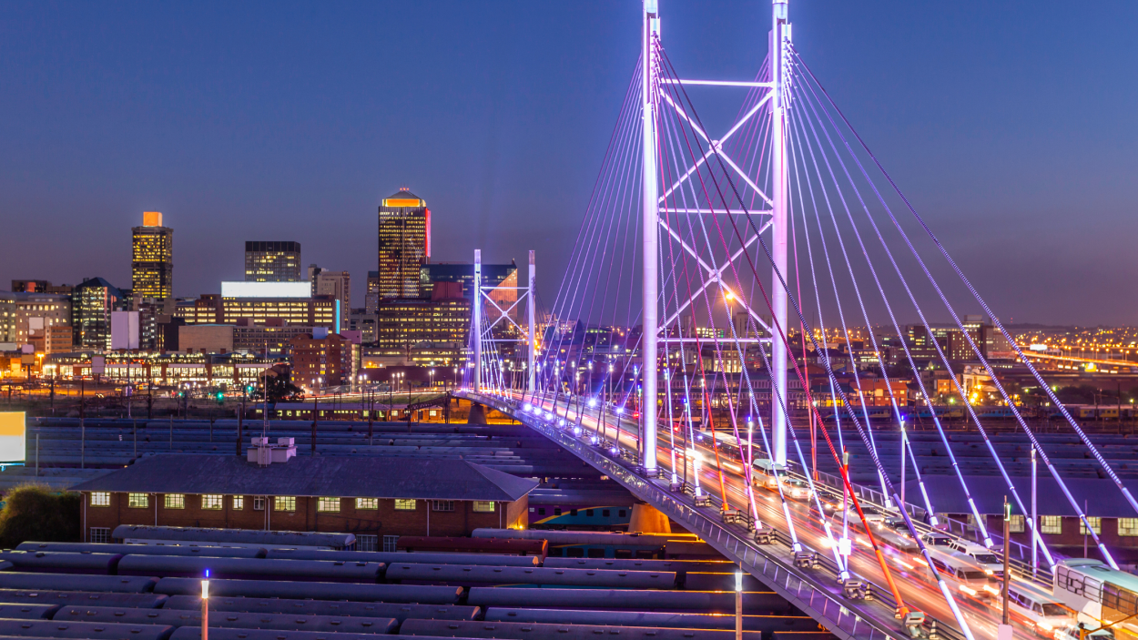 A beautiful view of JHB old train station