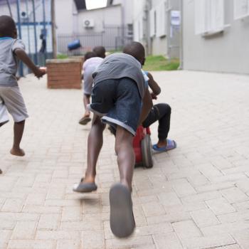 Jeppe residents playing